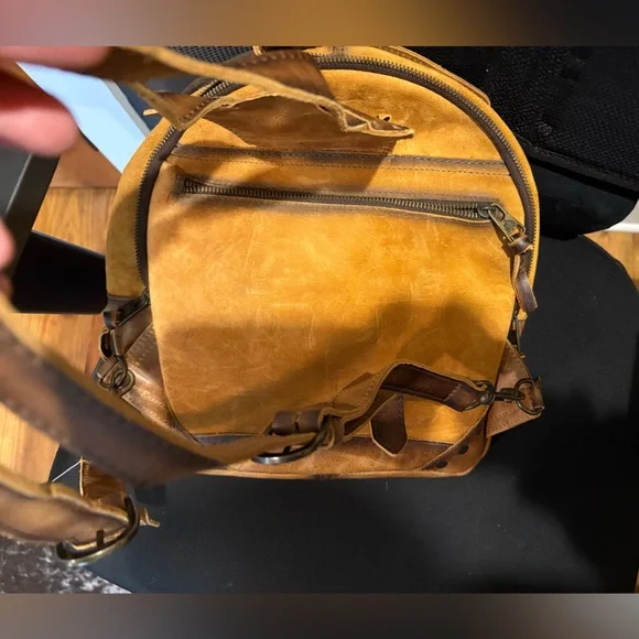 STS Ranchwear Tan and Teal Patterned Palomino Serape Backpack - Picture 5 of 6